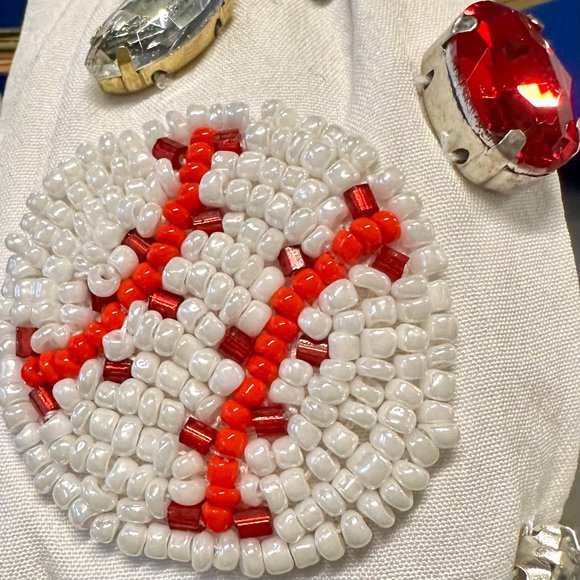 Beaded Baseball Headband - Picture 2 of 2
